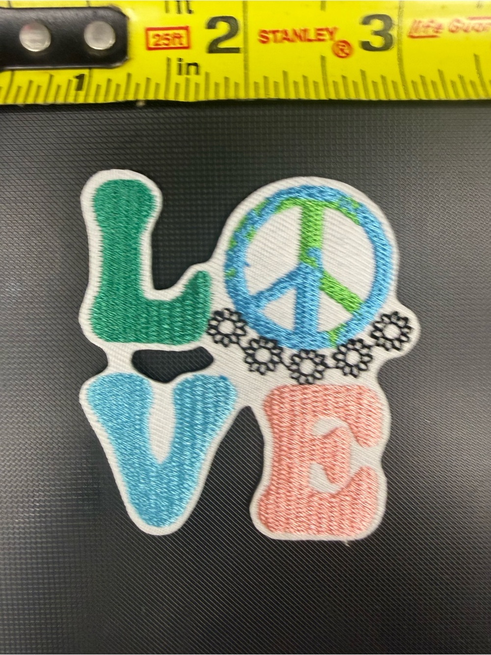 LOVE Peace Patch Wall Decor - Multicolor
